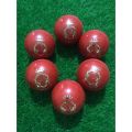 Pack of 6 six Practice Cricket Hard Ball (Synthetic Practice Hard Ball) from Royal Cricket Ball Industries. 