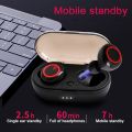 [In stock] M2 TWS Touch Control Headset Bluetooth V5.0 + EDR Wireless Earbuds Noise Reduction Earphone Stereo HiFi Sound Music Headphone Handsfree Earphones with Mic with Charging Box. 