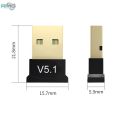 [RMG] BT 5.1 Wireless Bluetooth Adapter | USB Dongle for Desktop Laptop PC | Multi-Device Bluetooth Audio Receiver Transmitter BT5.1. 