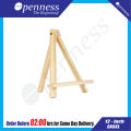 12" High Natural Wood Display Stand A-Frame Artist Easel , Adjustable Wooden Tripod Tabletop Holder Stand for Canvas, Painting Party, Kids Crafts, Photos, Pictures, Signs. 