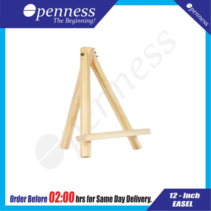 12"%20High%20Natural%20Wood%20Display%20Stand%20A-Frame%20Artist%20Easel%20,%20Adjustable%20Wooden%20Tripod%20Tabletop%20Holder%20Stand%20for%20Canvas,%20Painting%20Party,%20Kids%20Crafts,%20Photos,%20Pictures,%20Signs%20-%20Image%202