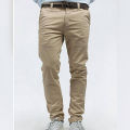 Beige Cotton Chino For Men. 