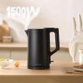 "German-Made KoLAX Electric Kettle: Portable 1.7L Large capacity Travel Kettle, Boils Quickly Anywhere! Perfect for Home or Travel, Compact and Efficient Design  |1500 W -Stainless steel body (BLACK colour)Kettle Size:14.8*12.3*10.6cm. 