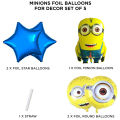 5 Pcs Party Balloons For Minions Theme Party Supplies Minion Foil Balloons Party Favors Decor Birthday Party For Movie Characters Minions Party Kids Birthday Decorations For Birthday Baby Shower Pre School Theme Party Home Decor For Kids. 