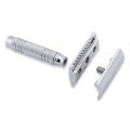 BrushnBlade Travel-Friendly Double Edge Safety Razor – 3-in-1 Portable Metal Shaving Razor for Men & Women. 