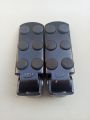 FANCY FOOTREST FOR ALL 70 Cc AND CG 125 BIKES -Footrest  Metal Premium QualityBlack/Red/Blue foot rest. 