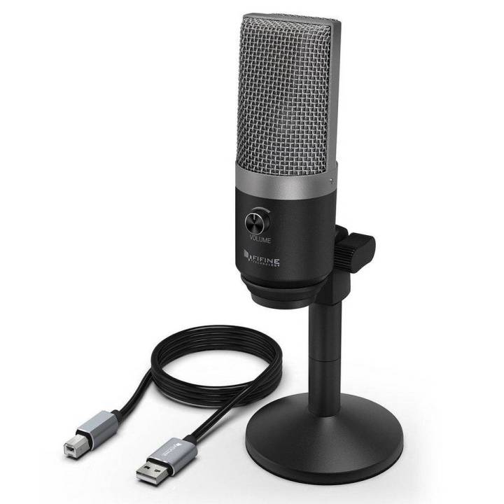 Fifine - Studio Recording Music Singing Computer Gaming USB Microphone - (K670)