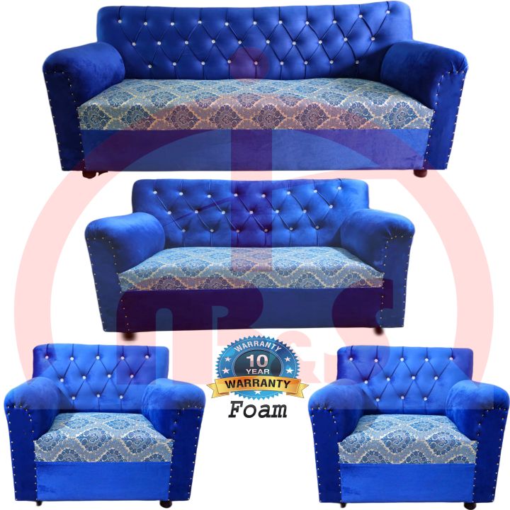 5 and 7 Seater Medium Size Customizable Premium Sofa Set available in all colors Customizable in All Colors Premium Sofa Set 5 and 7 Seater Enhance Your Room Look Luxurious Velvet Crown Sofa The Epitome of Elegance and Comfort