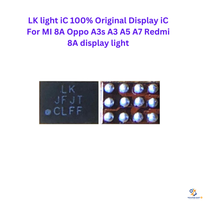 LK light iC 100% Original Display iC For MI 8A Oppo A3s A3 A5 A7 Redmi 8A display light