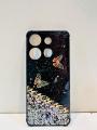 Infinix Smart 7 HD Girls Back Cover - Luxerey Back Cover - Fancy Flower Butterfly Covers -Infinix Smart 7 HD Back Cover. 