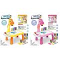 Learning and Drawing Projector Painting Set, Kids Drawing Projector Table, Child Learning Desk, Smart Projector with Light Music (Multicolor). 