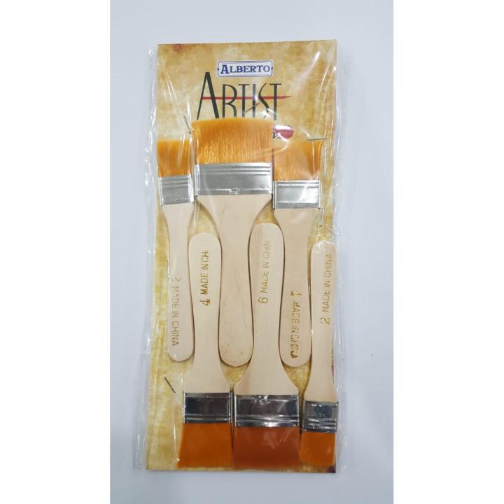 16 Styles Wooden Oil Painting Brushes Artist Watercolor Paint Brush