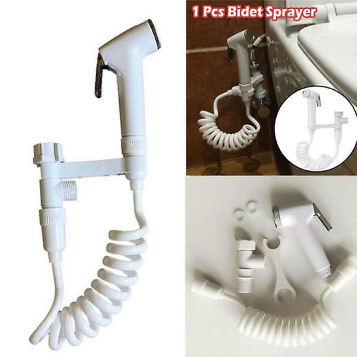 Portable Handheld Bidet Spray Set ABS Bathroom Toilet Bidet Shower Head Retractable Toilet Cleaning Tools SREM