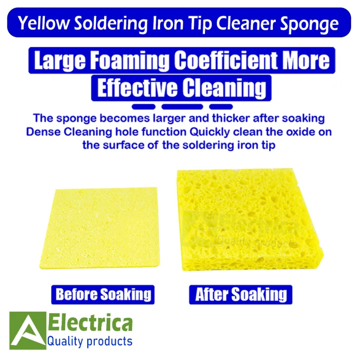 Soldering%20Iron%20Bit/Tip%20Cleaning%20Sponge%20Cleaner%20High%20Temperature%20Enduring%20Cleaner%20Sponge%20For%20Electric%20Welding%20Soldering%20Iron%20Tip%20By%20Electrica%20-%20Image%204