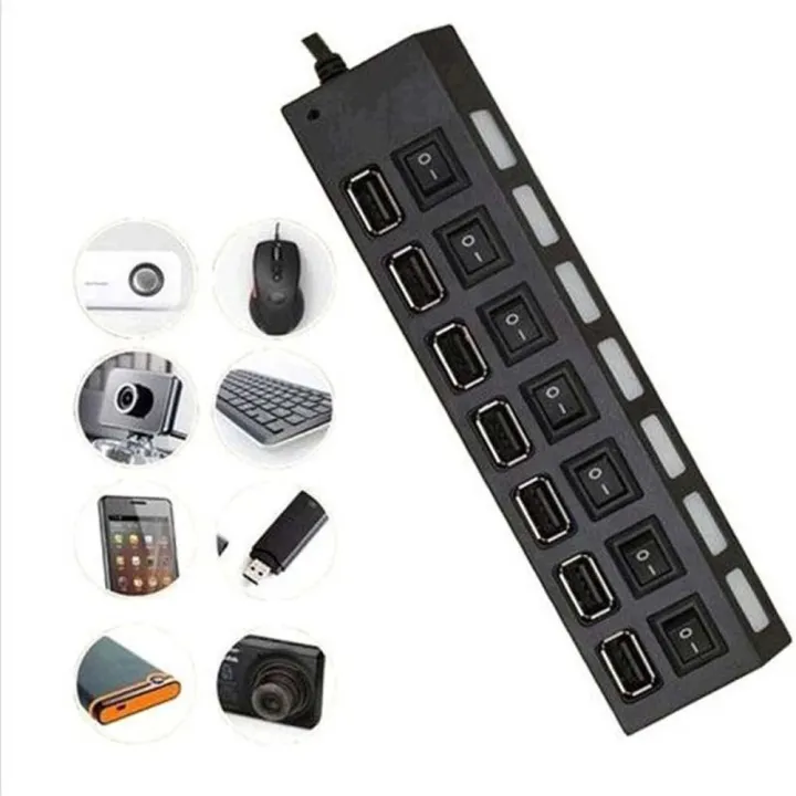 Portable%207%20Ports%20Usb%20Hub%20Adapter%202.0%20Power%20And%20Data%20Transfer%20Splitter%20With%20Switch%20Led%20Light%20Cable%20Extension%20For%20Pc%20Laptop%20Computer%20Mobile%20Charger%20-%20Image%206