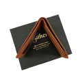 Small Size Brown Leather Wallet. 