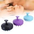 Shampoo Massager Brush Scalp Hair Scrubber with Soft Silicone Bristels For All Type Of Hairs Straight Curly Wet Dry For Men Women Children. 