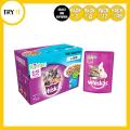 Whiskas Sachet Kitten Fish Selection Jelly - 85gm - Cat Food. 