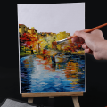Giorgione Artist Quality Mix Paint Brushes Set 25 Pcs For Watercolor Oil & Acrylic Painting. 
