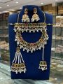 Pcs/5 Casting Made Choker Guluband Jewellery Set For wedding Girls/Women Accessories. 