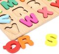 Alphabet/Number Learning Puzzle Board Toy | ABCD Early Childhood English learning Educational Toy | Cognition Letters | 3D Board | Learning Cognition Letters. 