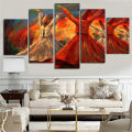 5 Piece Sufi Canvas Wall Art Set HD Printed Frames for Living Room Decor – Multiple Sizes Available. 
