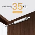 Simple Door Closer Silent Pneumatic Hydraulic Buffer Automatic Brown. 