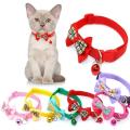 Cat Colar Adjustable Pet Puppy Neck Colar With Bell 01 cm Width Nylon Colar for Puppies Small Breed Dogs Cats Colar  PS270 PS-CO. 