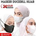 【Ready Stock】 50Pcs Korean Style Duckbill Headloop Mask Earloop Mask Spot Mask Mask 5D Adult Mask. 