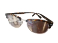cheetah print browline eye glasses. 