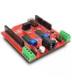 Duel Stepper motor driver shield for Arduino Open. 