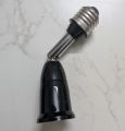 360° Adjustable Bulb Holder Extension E27 Socket Adapter – Flexible Light Angle Converter for Home & Shop Lighting. 