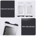 Foldable Cheese Graters, Detachable Handheld 2 Sided Ginger Shredder. 