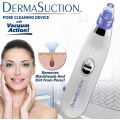 Derma Suction Blackhead Removal Machine 4 in 1 Black Head Remover Machine - Acne Pore Cleaner Vacuum Sucion Tool Blackhead Removal On Nose Sucing Machine. 