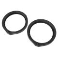 1set Car Speaker Connector Harness Adapter for Honda Accord Civic & 2Pcs Black 6.5 Inch Car Speaker Spacer Adaptor Rings. 