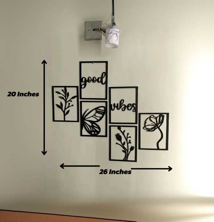 Lifestyle%20Glory%20Brand%20%E2%80%9CGood%20Vibes%E2%80%9D%20Butterfly%20&%20Floral%20Wall%20Art%20I%206%20Piece%20Framed%20Set%20I%20Wall%20Decoration%20Items%20I%20Decoration%20Items%20For%20Home%20I%20Decoration%20Items%20I%20Home%20Decoration%20Items%20I%20Decorating%20Items%20For%20Room%20I%20Motivational%20Quotes%20Frames%20I%20Room%20Decoration%20-%20Image%202