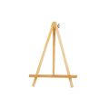 6" Natural Wood Display Stand A-Frame Artist Easel , Adjustable Wooden Tripod Tabletop Holder Stand for Canvas, Painting Party, Kids Crafts, Photos, Pictures, Signs. 