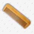 Hair Candy Bamboo Wood Made Comb Double Size Tooth (Size : 17X5cm). 