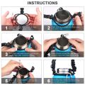 Tyeso Vacuum Flask Aquaflask Accessories Boot Silicon Cover & Paracord Handle Protective Bottom 12&24oz. 