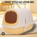 Litter Box large Fully Covered - Free Scoop. 