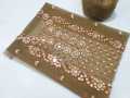 Unstitched fabric. 