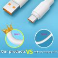 120W / 6A Super Fast Charging Micro USB data cable & Type C Cable for All Smartphones | 120W 6A Micro USB data  Cable Fast Charging data  Cable For All  Mobile Phone and Power Banks. 