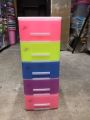 Multipurpose Colourful Drawers (5 Steps) Size: 7*10*18 inches. 