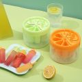 8 Grids/Set Creative Silicone Popsicle Mold Fruit Ice Cream Molds Home Freezer Reusable Kitchen DIY. 
