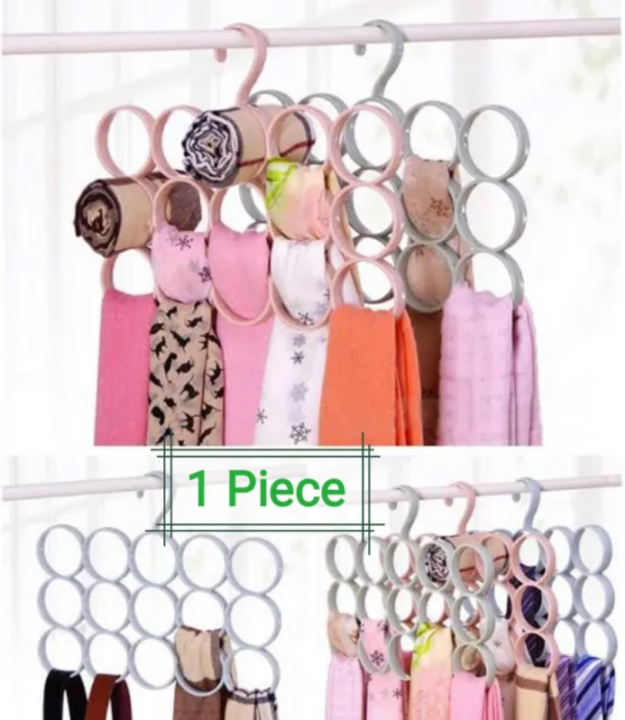 15%20Ring%20Hole%20Scarf%20Hanger%20Organizer%20Rack%20Multiple%20Purpose%20Space-Saving%20Plastic%20Wall%20Scarf%20Holder%20for%20Closet%20-%20Image%202