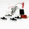 White LED Flasher with Remote Control 4 PC | Flasher Lights | White LED Flasher Lights for Cars. 