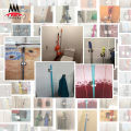 Wall Mounted Hanger Organizer Mop Broom Holder No-slip Gripper Self for Hanger Mop Hook Racks Kitchen Bathroom Adhesive Shower Hooks. 