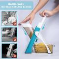 Mandoline Slicer Safe Vegetable Cutter Adjustable Vegetable Chopper Multi-purpose Food Vegetable Slicer for Kitchen All-Round Vegetable Cutter Multifunctional Manual Grater. 