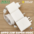 Oppo 33W SuperVOOC Fast Charger with Type C Cable USB A Adapter for Multiple Devices. 