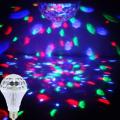 [High Quality] Rotary bulbs crystal magic lamp Wedding Chriistmas lights RGB Rotating color led bulb. 